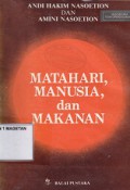 MATAHARI, MANUSIA DAN MAKANAN