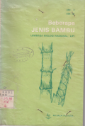 BEBERAPA JENIS BAMBU; LEMBAGA BIOLOGI NASIONAL-LIPI