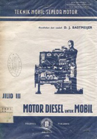 MOTOR DIESEL UNTUK MOBIL