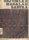 SEJUMLAH MASALAH SASTRA